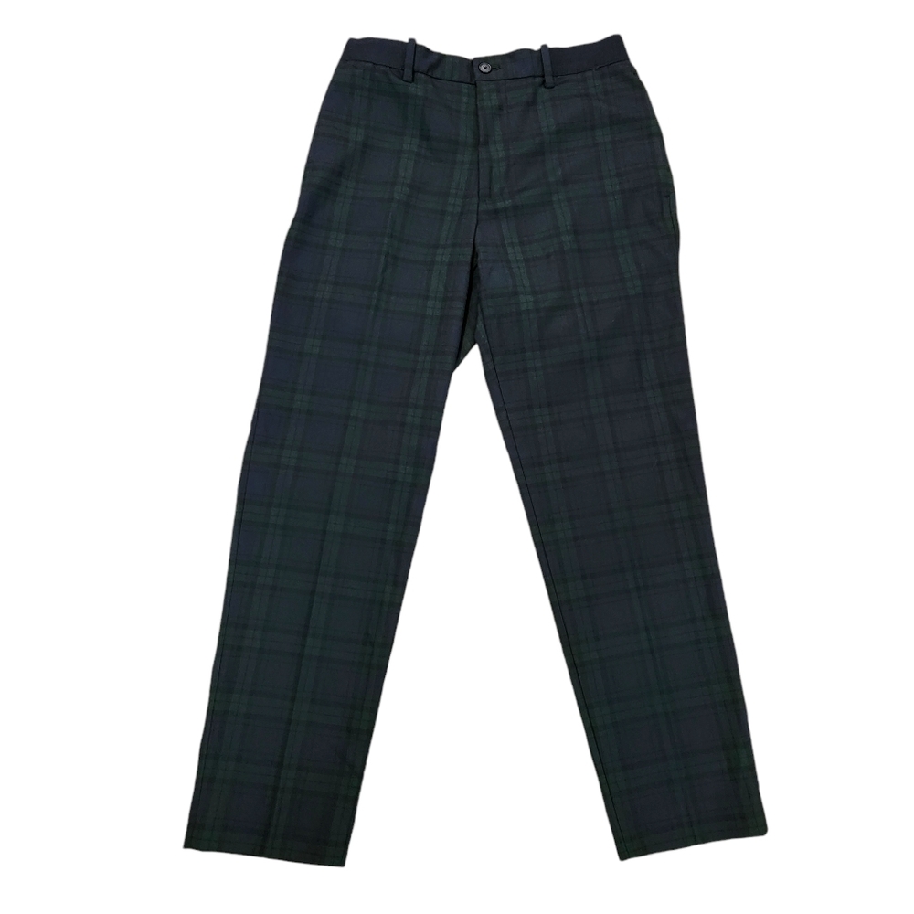 Uniqlo Black Plaid Ankle Pants